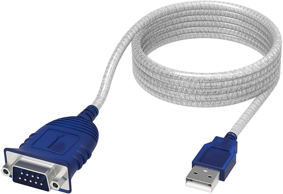 SABRENT 6 feet USB to RS-232 DB9 Serial 9 pin Adapter (SBT-USC6M)
