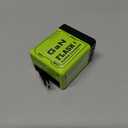 2-in-1 120 Watt Retractable Charger with Type C Cable and USB Ports, Portable Fast Charging Wall Plug Scalable Fast Charger Module for Phone and Laptops (Green-1pc)