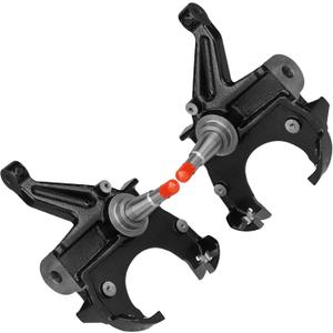3" Drop Lowering Spindles Steering Knuckle for Chevy C10 1975-1986, R10 Suburban1987-1988, GMC C1500 1985-1986 Fits 1.25" Rotors 2WD Only Front Suspension
