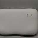 HighBeds Side Sleeper Pillow – Soft Ergonomic Cervical-Neck-Pillow for Neck Pain Relief, Ice Silk Zipperless Pillowcase, Eco Friendly and Durable Material (White)