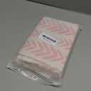 BETGINY Boho Pillow Covers 16 x 16 Inch Pack of 2, Pink Bohemian Ethnic Herringbone Pattern Decorative Throw Pillow Covers Vintage Linen Farmhouse Outdoor Pillowcase for Bedroom Home Sofa Decor