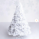 6 ft. Artificial PVC Christmas Tree with Stand White