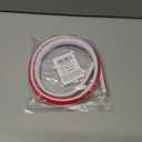 Flexible Quarter Round Molding Double Sided Self Adhesive Peel and Stick Bendable Molding Trim for Floor, Bathrooms, Cabinet Edge, Countertops, Kitchens (39inch)