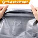 AROIC 10x20FT Heavy Duty Tarps, Waterproof 16 Mil Thick Camping Tarp with 15x17 Weave, Large Waterproof Tarp Tear Resistant UV Resistant Multipurpose Protective Cover for Tent Car Roof Boat