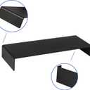 Black Matte Metal Display Stand,8 Pcs 2 Set Display Risers, Metal Rectangular Display Shelf Holders for Showcase, Dessert, Perfume, Vendor Events, Cupcake Stands, Toys Display Shelves ( 8Pcs-Black, 7L~8L~9L )