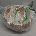 Plug in Pendant Light Rattan Hanging Lamp with 15 Ft Hemp Rope Cord, Wicker Hanging Lights with Bamboo Basket Lamp Shade,Dimmable Switch Woven Boho Plug in Ceiling Light for Living Room Bedroom