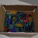 Brightown Outdoor Christmas Lights, 100 Ft LED Commercial String Lights With Multicolor Strawberry C9 Bulbs, Waterproof Connectable UL Certified for Indoor Yard Xmas Tree House Decor