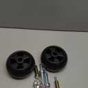 Lawn Mower Deck Wheels 2 Pack Deck Wheels with Full Accessories Kit Replace for John Deere AM116299 AM125172 AM133602 M111489 Replace for MTD 734-04039 753-04856 734-3058