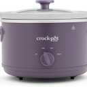 Crock-Pot Design Series 4.5 Quart Manual Slow Cooker, Purple Potato