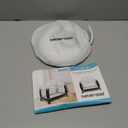 Beberoad Love Portable Playard Cover  Breathable Mosquito Net with 2-Way Zipper for Travel Cribs & Playpens (White)