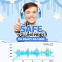 JoySpark Kids Bluetooth Headphones, Lightweight Wireless Headphones for Kids, 85/94dB Volume Limited, 60 Hours Playtime, Bluetooth 5.3, Over-Ear Toddler Headsets with Built-in Mic-Blue
