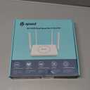 AC1200 WiFi Router Dual Band Wireless Internet Router, Speed Up to 1.2 Gbps, 4 x 1000 Mbps Gigabit Ethernet Ports, Bridge/Repeater Mode, Guest Network, IPV6, EasyMesh, Parental Controls