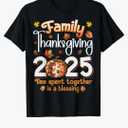 Family Thanksgiving 2025 Thanksgiving Crew Matching Group T-Shirt, S