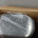 Kitchen Stainless Steel Compost Bin with Lid Countertop, 6l / 1.6gal Small Indoor Hanging Trash Can for Cabinet Door, Small Under Sink Food Scraps Garbage Pail, Eclipse-Grey