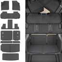 7 Seats Floor Mats Compatible with 2024 2025 2026 Chevrolet Traverse (NO Limited) Cargo Liner Cargo Mat Sub Trunk Mat Back Seat Cover Chevy Traverse Accessories (Floor Mats Full Set 10 PCS)