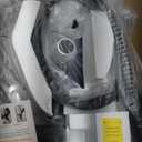 Steamer for Clothes, Jenaely 1500W Standing Garment Steamers, 35s Fast Heat-up, 80 Mins of Continuous Powerful Steam with 2.8L Water Tank, Pants Clip & Children's Clothing Hanger