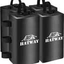 Canopy Weights,132 LBS Canopy Water Weight Bag Set of 4 Leg Weights for Pop Up Gazebo,Canopies,Tent-4 * 15L-Black