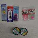 Vibrax MidDepth Blue Fox, Original Rooster Tail, and perfect hatch egg sucking leech, two pack of Power bait original scent, and two sets of Zak Tackle Beads  Of Various Sizes 