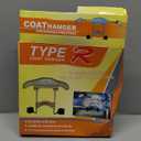 Multifunctional Retractable Automotive Headrest Back Seat Coat Hanger Hook Organizer Holder for Clothes, Suits, Jackets, Shirts, Universal for SUV, Truck, RV (Black)