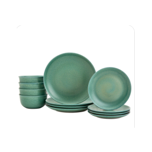 Tabletops Gallery Service For 4, 12 Piece Madison Dinnerware Set