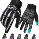 RIGWARL Motorcycle Gloves for Men Women Touchscreen, Lightweight Dirt Bike Glove Non-Slip, Skeleton Motorcycle Riding Glove
