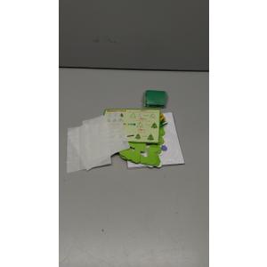 Epakh 24 Sets Christmas Tree Crafts Kit Christmas Crafts Tissue Paper Sun Catcher Bulk Winter Xmas DIY Art Make Your Own Hanging Home Ornaments for Xmas Holidays Party Activities Decors