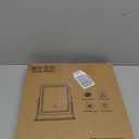 FENNIO Vanity Mirror with Lights - 15"x12.6" LED Lighted Makeup Mirror, Large Makeup Mirror with Lights, Touch Screen with 3-Color Lighting, Dimmable, for Vanity Desk Tabletop, Bedroom Gold