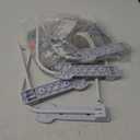 Cat Window Perch, Glow in The Dark Foldable Cat Hammock with Sunken Design & Removable Soft Cover, Breathable Cordless Window Bed for Resting Indoor Kitten (Grey Deep Perch, Medium)