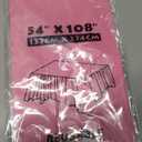 Childom 3 Pack Plastic Tablecloths for Rectangle Tables 54" x 108" Pink Disposable Table Cloths for 6 to 8 Foot Valentines Day Table Cloth Indoor Outdoor Parties Birthday Wedding Christmas Anniversary