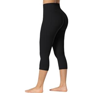 Sunzel Sunzfly Invisible Butt Scrunch Workout Leggings for Women, Butt Lifting High Waisted Gym Yoga Pants with Tummy Control (X-Large, Black)