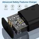 USB C Apple Watch Charger,[MFi Certified] iPhone Fast Magnetic iWatch Charger 6ft USB C Charging Cable Cord Long and Type C Wall Charger Block for Apple Watch Series 11/10/9/Ultra/8/7/SE/SE2/6/5/4/3/2