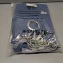 DWCN Dusty Blue Curtains 84 Inches Long, Thermal Blackout Bedroom Drapes, Solid Grommet Room Darkening Panels - W42xL84 Inch, 1 Pair