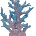 Etlemonde Beach Coastal Decor Coral Reef Home Decor Coral Statue Sculpture Home,Desk,Bathroom,Desktop Shelf Statue,Marine Themed Gifts (Gradient Cyan Coral)