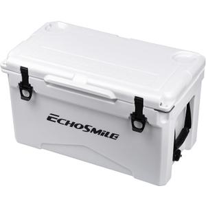 EchoSmile 25/30/35/40/60/75 Quart Rotomolded Cooler, Built to Stand up to The Rigors of The Journey (White)