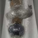 13'' Abstract Rock Decorative Sculpture Ornament, Sandstone Statue Decor for Living Room, Modern Resin Stone Sculpture,Coffee Table Decoration,Gifts for Good Luck, Health, Strength (Marble Color)