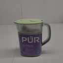 PUR 7-Cup Water Pitcher, 1 Genuine Filter, Cleaner, Great-tasting Water, Dishwasher Safe, Powerful, Faster Filtration, LockFit Cap Design - Lime