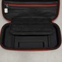 Orzly Carry Case for Nintendo Switch Lite  Portable Travel Carry Case with storage for Switch Lite Games & Accessories [Red]