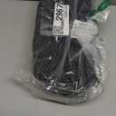 40 Feet Door Weather Stripping, Kerf Weather Stripping for Doors with Groove, Kerf Door Seal for Large Gap and Easy Installation(40, Black)