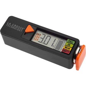 La Crosse 911-65557-INT Portable Digital Battery Tester,Black
