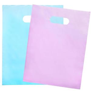 200 Pastel Pink & Pastel Blue 1.5Mil 9"x12" Thick Glossy Bags for Small Business 100 Pastel Pink and 100 Pastel Blue Perfect for Merchandise Shopping And Retail