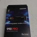 SAMSUNG 990 PRO SSD 1TB PCIe 4.0 M.2 2280 Internal Solid State Hard Drive, Seq. Read Speeds Up to 7,450 MB/s for High End Computing, Gaming, and Heavy Duty Workstations, MZ-V9P1T0B/AM
