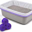 90 Count Jumbo Cat Litter Box Liners, 37 x 18 in, 3-Mil Thick Bags