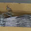 BAGAIL Plastic Hangers 50 Pack with Non-Slip Design,0.2 Inches Thick, 360Swivel Hook Space Saving Organizer for Bedroom Closet,Shirts,Pants(Grey- S Shaped) (Gray)