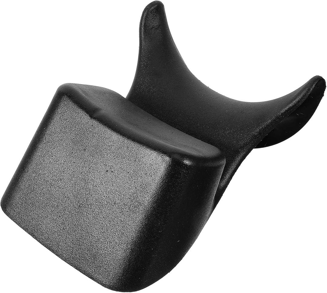 POPETPOP Shampoo Bowl Neck Rest- Silicone Salon Bowl Neck Rest Shampoo Bowl Pillow Sink Hair Washing Neck Support Hair Washing Tray for Salon Accessories Hair Spa Washing Basin, 23x15cm, Black