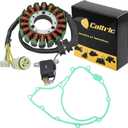 Caltric Stator and Gasket Compatible With Honda Trx300 Trx-300 Fourtrax 300 1988-199518 Pol