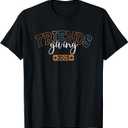 Friends Giving 2025 Turkey Pumpkin Thanksgiving Autumn T-Shirt 3XL