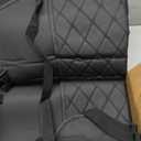 Seat Back Protectors for Kids, Car Kick Mats for Front Seats (Black)