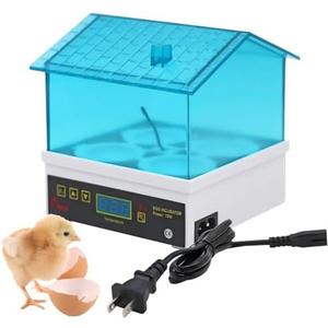 Digital Egg Incubator Egg Hatching Incubator Small House with Automatic Temperature Control Digital Professional Poultry Hatcher Machine for Hatching Chicken Birds Duck Quail Turkey Goose Egg