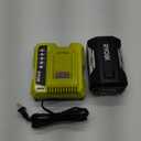 RYOBI 40 Volt Lithium-Ion 5.0 Ah Battery and Rapid Charger