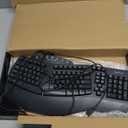 Perixx PERIBOARD-512B Wired Ergonomic Keyboard - Split Keyboard, Wrist Rest, Natural Typing - Wired USB Connectivity - US English - Black